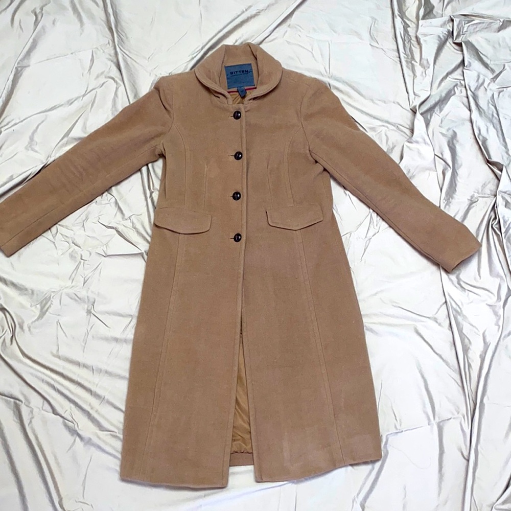 Tan peacoat!